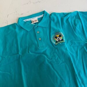 NWT‎ Disneyana convention polo it's a small world 2000 men's size large